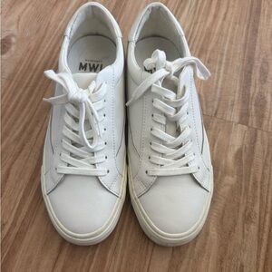 Madewell White Leather Sneakers
